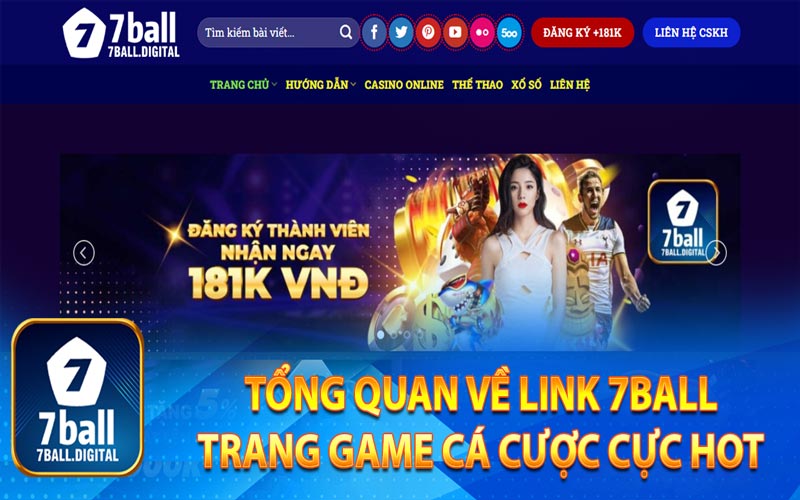 Tổng quan về link 7ball trang game cá cược cực hot
